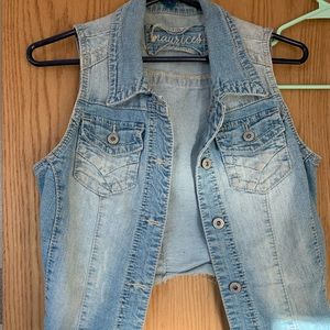 Denim vest